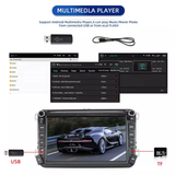 2 Din Android 8.1 GPS Headunit For VW Amarok Volkswagen - LASBUY