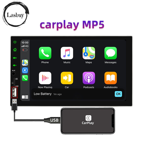 Double Din Mp5 carplay Stereo - LASBUY